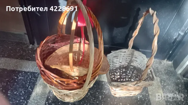 5 броя плетени кошници за 30 лв.., снимка 2 - Други - 48966629