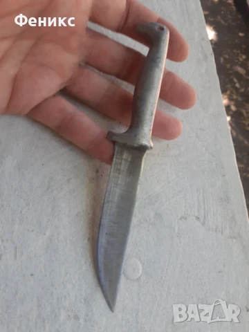 Стар малък български нож ножка орлова глава, снимка 4 - Антикварни и старинни предмети - 51332021