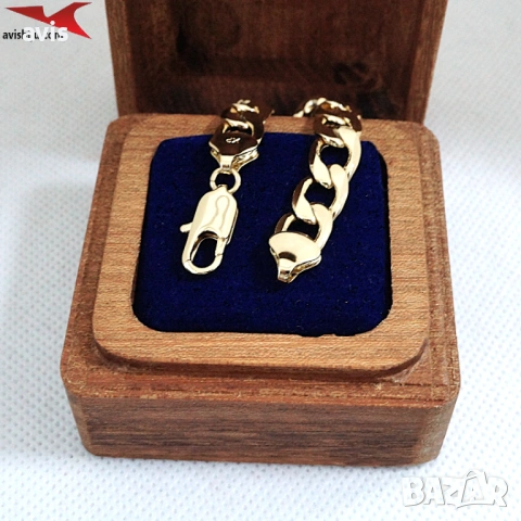 Синджир с 14К златно покритие 254583, снимка 2 - Колиета, медальони, синджири - 53292589