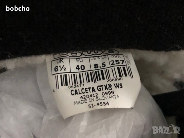 Lowa calceta gtx boots , снимка 9 - Дамски боти - 38288787