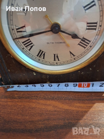 Механичен часовник USA SETH THOMAS, снимка 2 - Антикварни и старинни предмети - 52803590