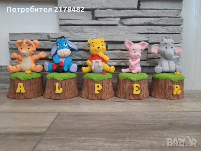 Керамични  фигурки Мечо Пух, снимка 3 - Други - 33013156