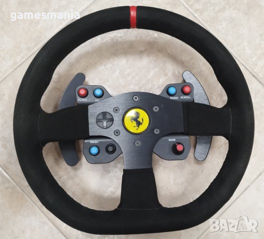 [PS5/PS4/PS3/PC] Волан и педали Thrustmaster - T300 Ferrari Alcantara edition, снимка 11 - Аксесоари - 43059852
