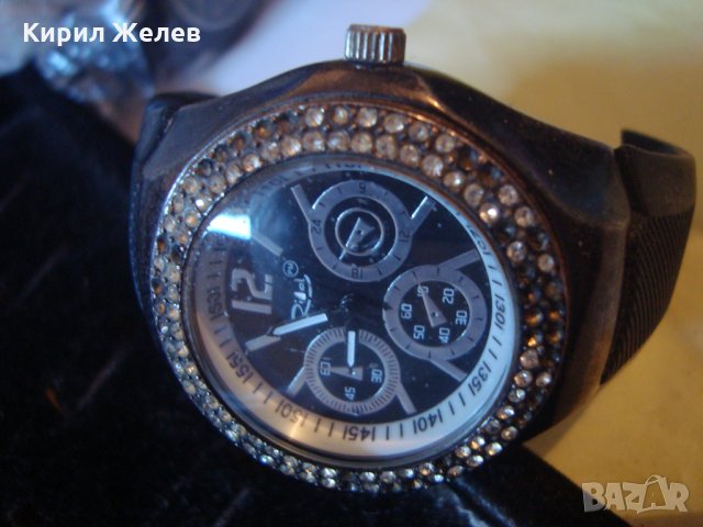 РИТАЛ МОДЕРЕН КВАРЦОВ МАРКОВ ЧАСОВНИК с КРИСТАЛИ 72831, снимка 8 - Дамски - 32912260