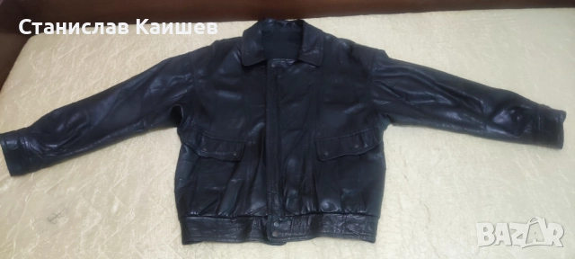 Кожено яке от естествена кожа, снимка 2 - Якета - 51940381