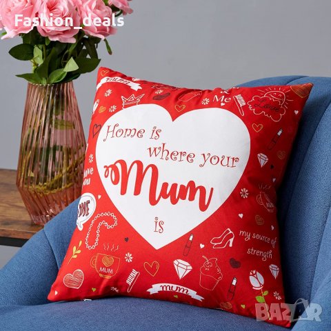 Нова декоративна възглавница Персонализиран подарък за майка любов, снимка 5 - Други - 40016184