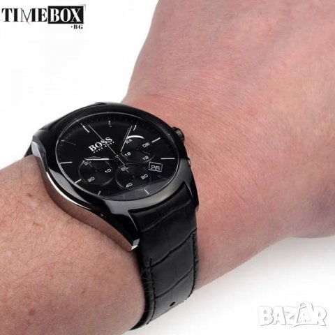 Hugo Boss 1513367 Onyx All Black Chronograph. Нов мъжки часовник, снимка 5 - Мъжки - 38809810