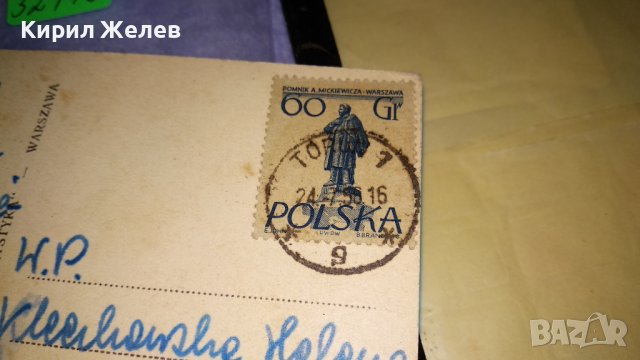 СТАРА РЯДКА КОЛЕКЦИОНЕРСКА ПОЩЕНСКА КАРТИЧКА ПОЛША ТЕМА ПАМЕТНИЦИ ИЗКУСТВО с МАРКА 32449, снимка 4 - Филателия - 38675592