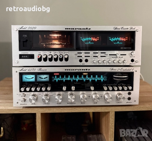 🔉Топ колекционерски сет MARANTZ - ресивър 4270, дек 5020 и грамофон 6300🔉, снимка 2 - Аудиосистеми - 52923209