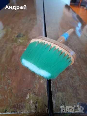 Стара бръснарска,фризьорска четка, снимка 4 - Други ценни предмети - 48619887