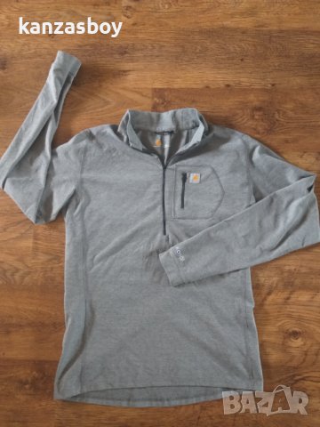 Carhartt Base Force Heavyweight Base Layer Quarter-Zip - страхотна мъжка блуза КАТО НОВА, снимка 6 - Спортни дрехи, екипи - 38025125