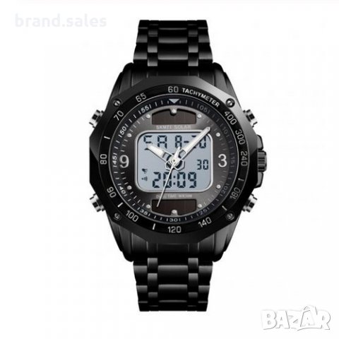 Соларен часовник Skmei с двоен циферблат, снимка 3 - Мъжки - 27763839