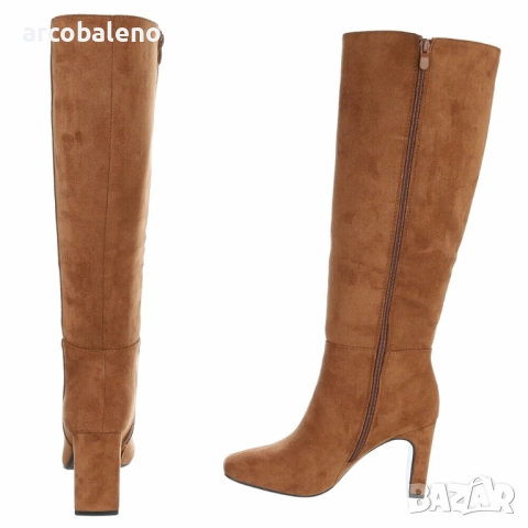 Дамски ботуши на висок ток, 2цвята , снимка 7 - Дамски ботуши - 52741660