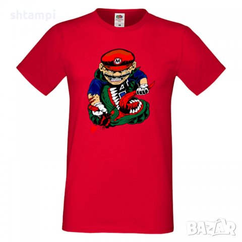 Мъжка тениска Mario VS Monster Игра,Изненада,Подарък,Празник,Повод, снимка 7 - Тениски - 37236598