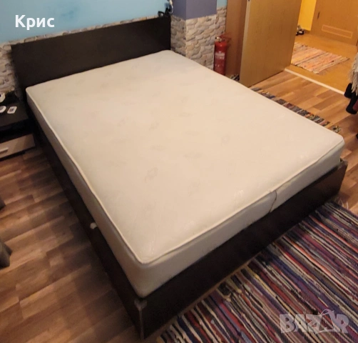 Спалня със матрак и подматрачно пространство за съхранение , снимка 4 - Спални и легла - 53047488