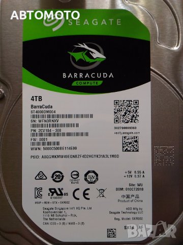 Хард диск 4ТБ, Seagate 4TB, снимка 2 - Твърди дискове - 39881033