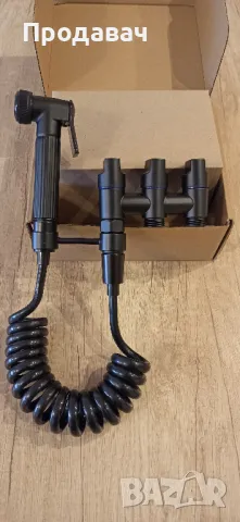 Хигиенен душ за тоалетна или биде с троен кран , снимка 6 - Душове - 49845617