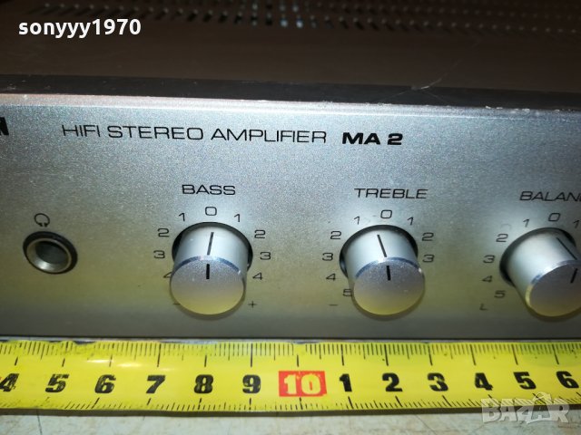 TELEFUNKEN MA2 HIFI AMPLIFIER-ВНОС SWISS 0312211710, снимка 8 - Ресийвъри, усилватели, смесителни пултове - 35018393