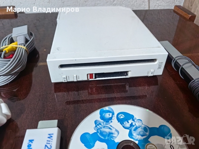 Nintendo wii + Mario kart , снимка 7 - Nintendo конзоли - 51543929