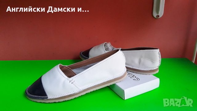 Английски дамски еспадрили естествена кожа-NEXT, снимка 3 - Дамски ежедневни обувки - 28352180