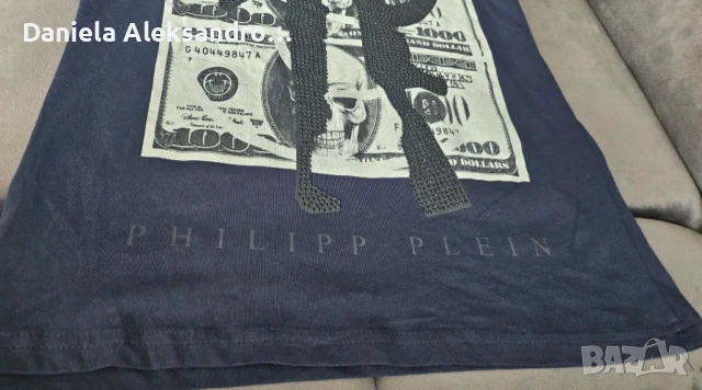 Philipp Plein нова дамска М размер, снимка 3 - Тениски - 50570583