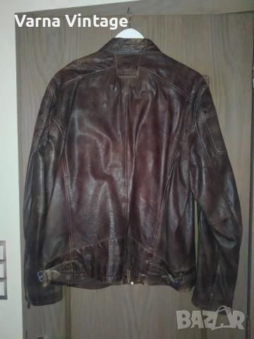 Мъжко кожено яке Gipsy, размер 2XL., снимка 4 - Якета - 53040906