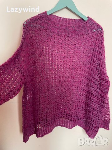 Пуловер с мохер United colors of benetton, снимка 5 - Блузи с дълъг ръкав и пуловери - 43151542