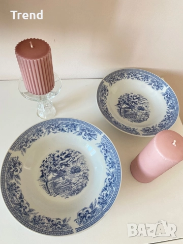 Порцеланови чинии, снимка 2 - Чинии - 52799188
