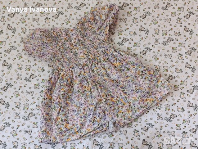  Zara рокличка на цветя 18- 24 месеца, снимка 2 - Бебешки рокли - 48844229