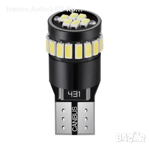 LED Крушки Т10 Габаритни Светлини T10, снимка 3 - Аксесоари и консумативи - 42158154