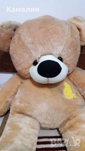 Голяма плюшена мечка , снимка 2 - Плюшени играчки - 38242595