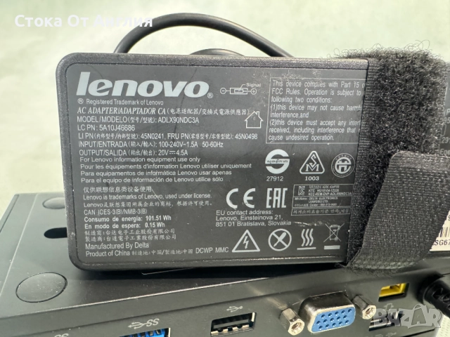 Докинг станция ThinkPad OneLink+ Dock 40A4, снимка 6 - Друга електроника - 52071703