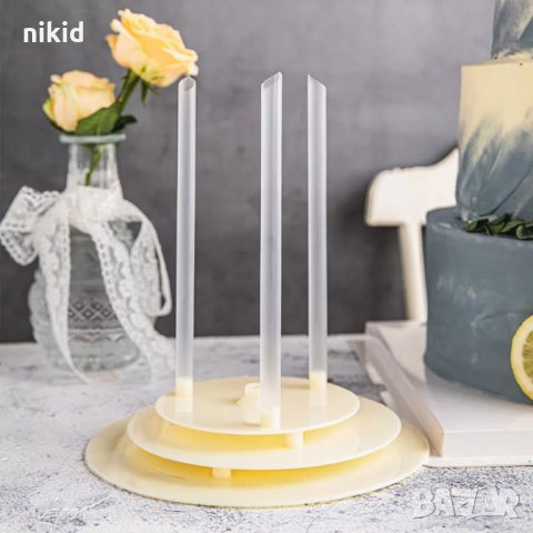 Основа стойка подпори за направа на торта на етажи пирони опори база висока, снимка 4 - Други - 27216391