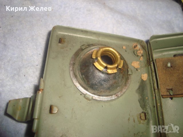 СТАРО СИГНАЛНО МЕТАЛНО РЯДКО РЕТРО БДЖ ФЕНЕРЧЕ с 4 ЦВЯТА 32190, снимка 10 - Антикварни и старинни предмети - 38276965