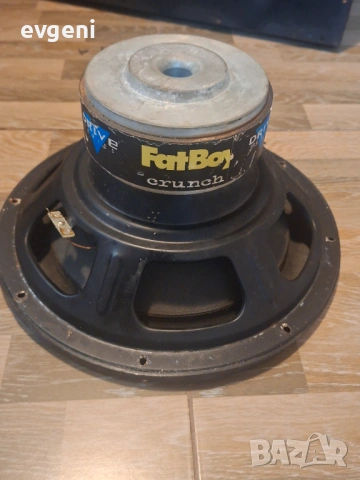 12" Субуфер FatBoy Crunch – 80 € Продавам 12-инчов (30 см) субуфер FatBoy Crunch – Drive Series. 