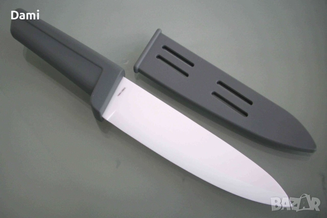 Керамичен нож с кания острие 15 см, снимка 4 - Прибори за хранене, готвене и сервиране - 52861431