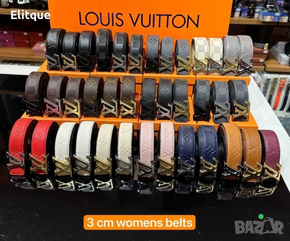 колани от естествена кожа в кутия Louis Vuitton , снимка 5 - Колани - 52907754