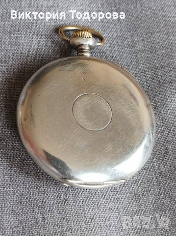 Сребърен джобен часовник Zenith , снимка 10 - Антикварни и старинни предмети - 40414436