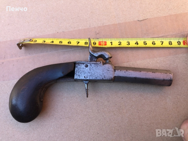 старинен капсулен пистолет, снимка 14 - Антикварни и старинни предмети - 40373642