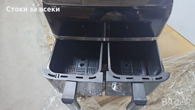 Двоен Air fryer T&G BEST COOKING 32847A0 - отделни LED дисплеи за всяка зона, снимка 14 - Фритюрници - 53226002