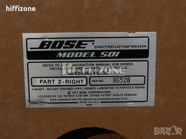 ТОНКОЛОНИ  Bose 501 / , снимка 7 - Тонколони - 33669876