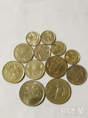 Монети от Кипър 12 бр.