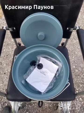 Луксозен санитарен  стол., снимка 2 - Тоалетни столове - 52716419