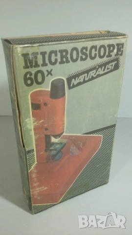 Ретро микроскоп Натуралист Naturalist 60x, снимка 2 - Антикварни и старинни предмети - 52054730