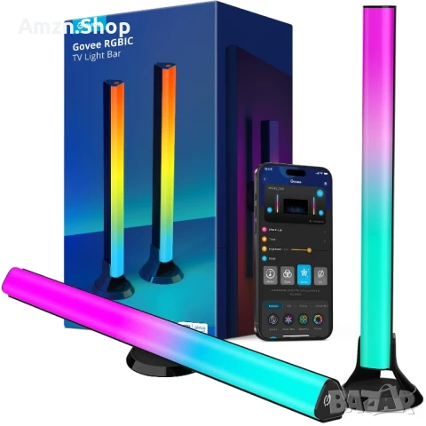 Govee RGBIC светлинни ленти Light Bars за телевизор Govee H6046111 Smart LED осветление за дома, снимка 1