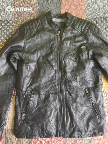 Мъжко кожено яке Jack Jones Leather M