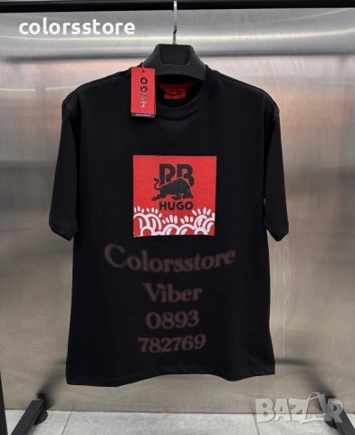 Мъжка Черна тениска Hugo/IM87p