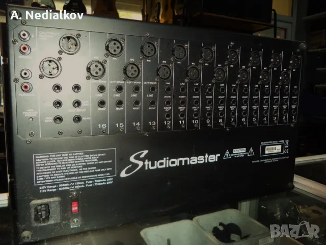 Studiomaster 162BPX audiomixer, снимка 4 - Ресийвъри, усилватели, смесителни пултове - 49895879