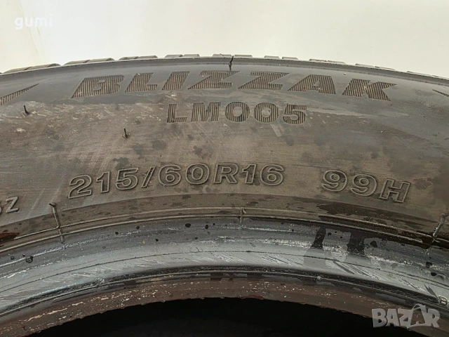 2бр зимни гуми 215/60/16 BRIDGESTONE L04683 , снимка 4 - Гуми и джанти - 53163547