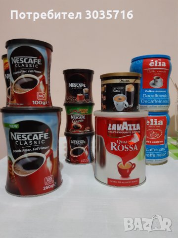 МЕТАЛНИ кутии 10бр и СТЪКЛО буркани 8бр от НЕСкафе и други кафета за Колекция или подправки,друго, снимка 2 - Колекции - 32741022